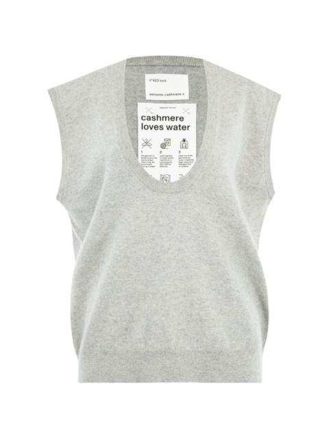 extreme cashmere Lord sleeveless sweater