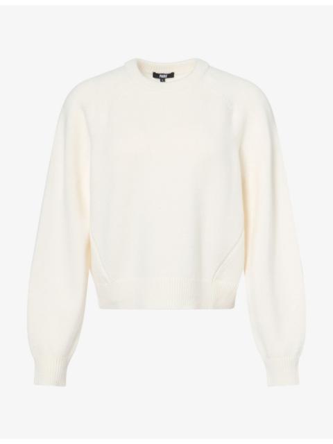 PAIGE Zaire Ribbed-Trim Wool-Blend Jumper