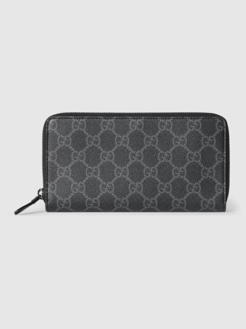 GUCCI GG Emblem zip around wallet