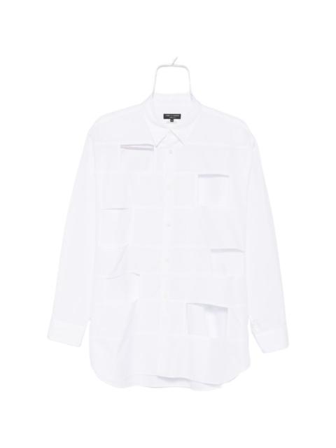 Comme des Garçons Homme Plus cut-out-design shirt
