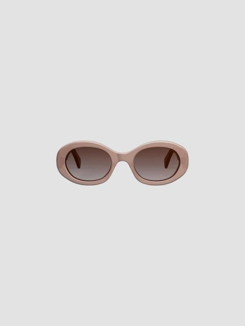 CELINE Triomphe 52MM Oval Sunglasses