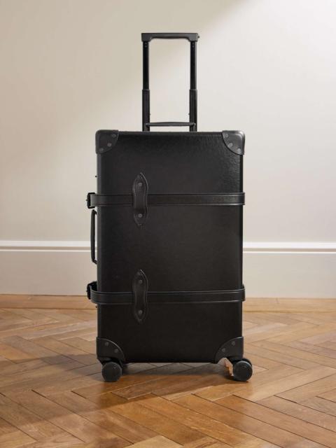 Centenary Leather-Trimmed Vulcanised Fibreboard Check-In Suitcase