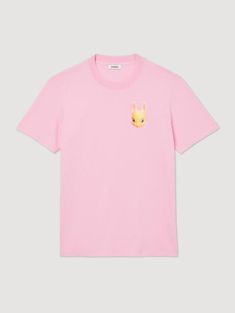 Sandro Rabbit print T-shirt