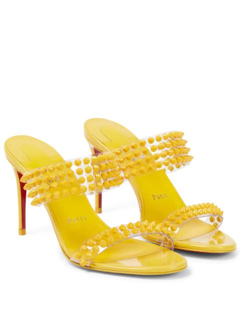 Spike Only 85 PVC and leather sandals