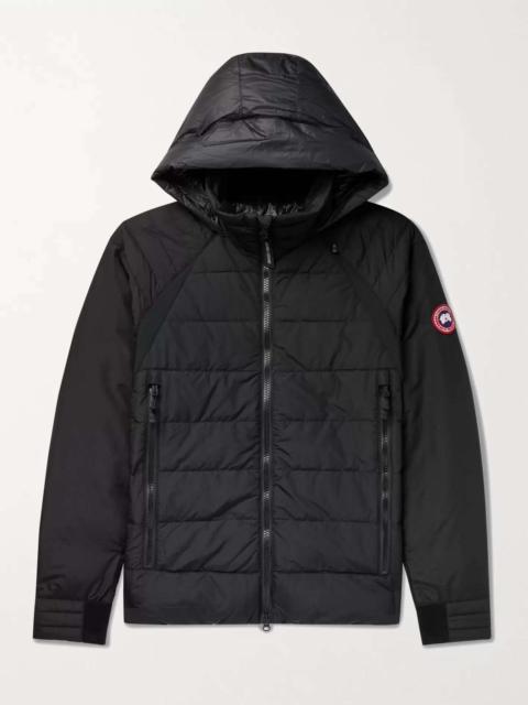HyBridge Quilted Nylon Hooded Down Jacket