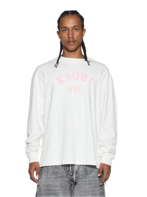 Ksubi LAYBEL EKCESS LS TEE TRU WHITE