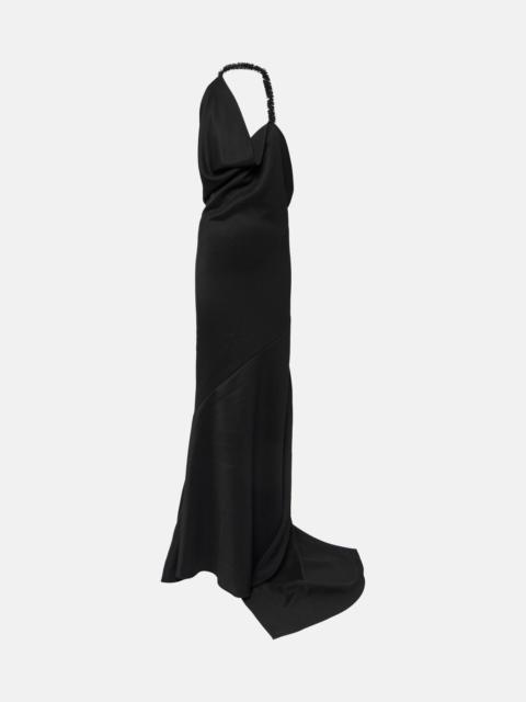 Desires draped embellished gown