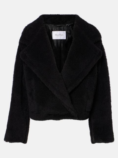 Max Mara Oggeri alpaca, wool, and silk teddy coat