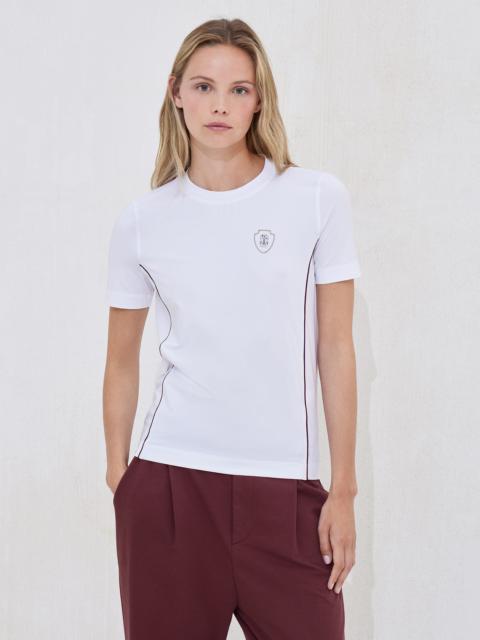 Techno jersey T-shirt with logo