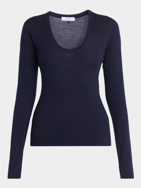 FERRAGAMO Extra-Fine Virgin Wool Seamless Sweater
