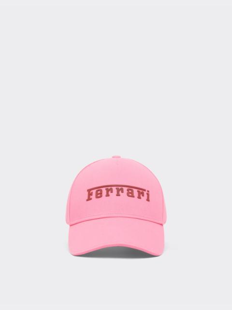 Ferrari Baseball cap with rubberized Ferrari logo