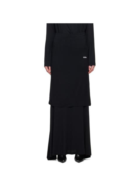 032c Black Daydream Maxi Skirt