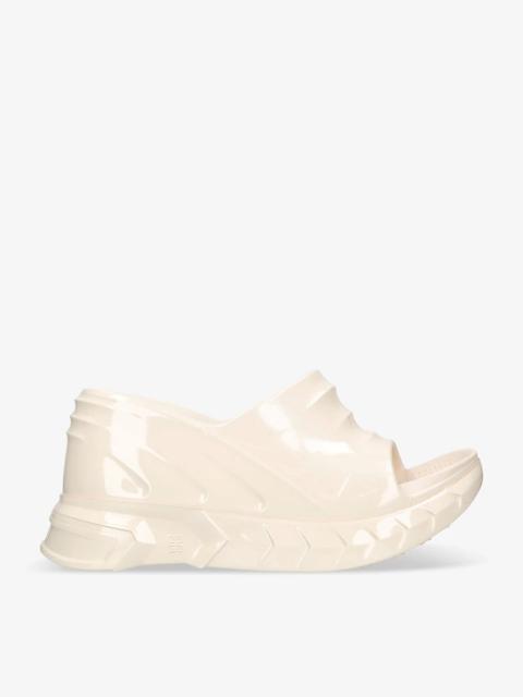 Givenchy Marshmallow rubber wedge sandals