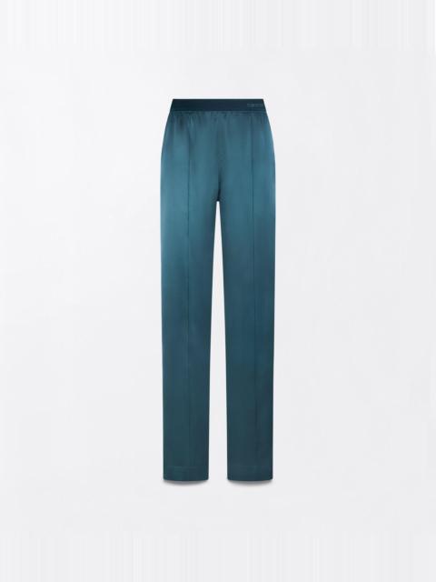 TOM FORD PEACH-FEEL SILK SATIN PJ PANTS