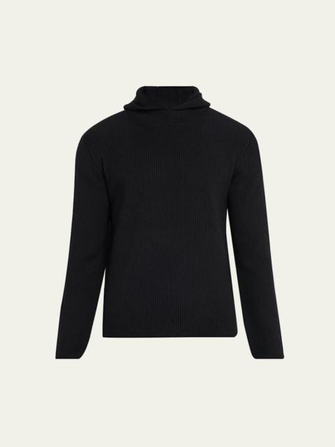 x JIL SANDER Men's Wool Rib Hoodie