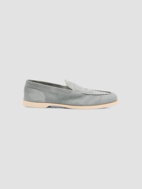 John Lobb Men's Pace Suede Loafers - Light Blue