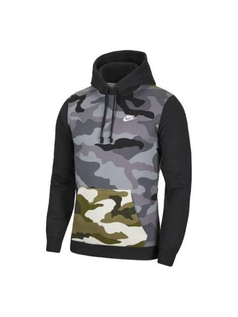 Nike Nike Sportswear Club Fleece Camouflage Colorblock Green Army green CQ7764-324