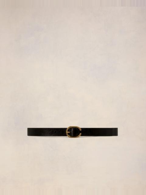 AMI Paris OVAL BUCKLE BELT 25 MM