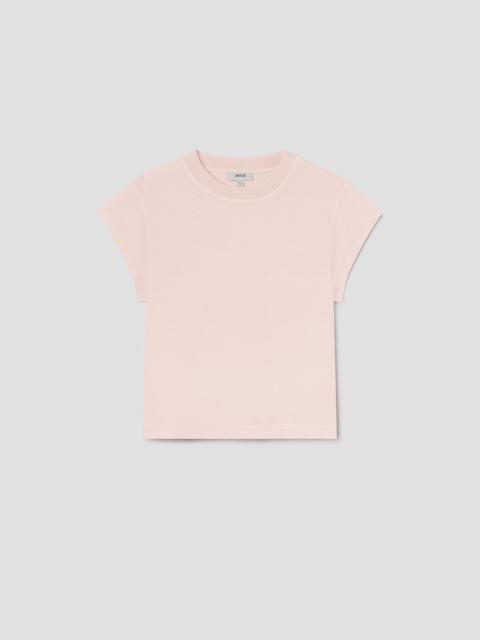 AGOLDE LONG LINE BRYCE CAP SLEEVE TEE IN SUN FILTER