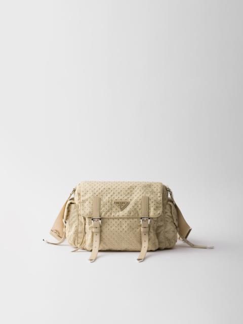 Prada Re-Nylon shoulder bag with studs