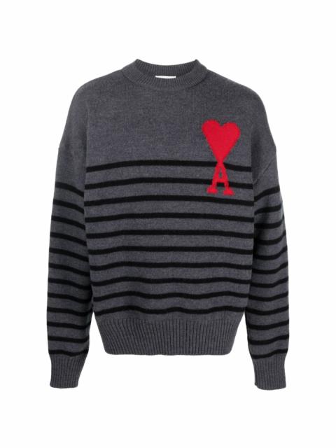 striped Ami de Coeur jumper