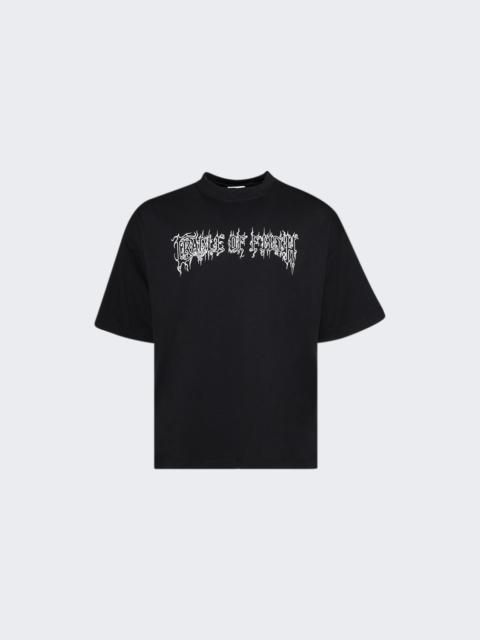 VETEMENTS Cof Logo Regular Tee Washed Black