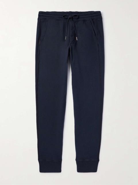 Tapered Garment-Dyed Cotton-Jersey Sweatpants