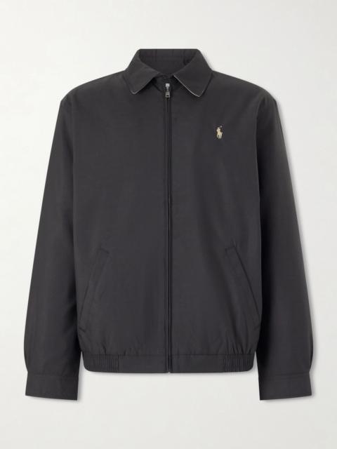 Polo Ralph Lauren Bi-Swing Logo-Embroidered Recycled Shell Jacket Black