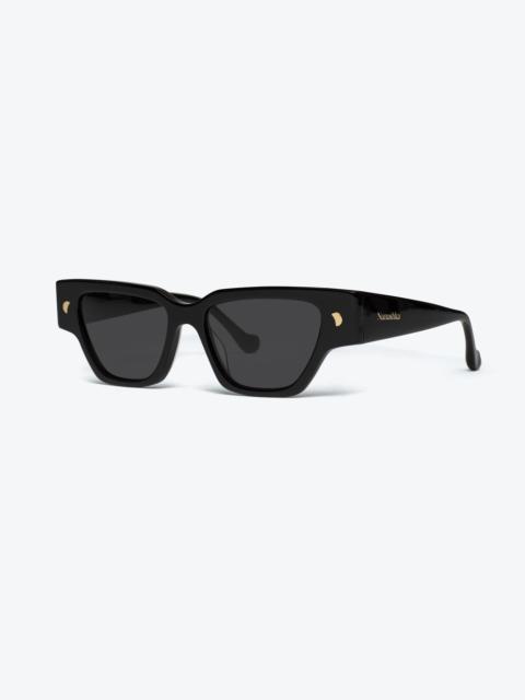 Nanushka SAZZO - D-frame sunglasses - Black