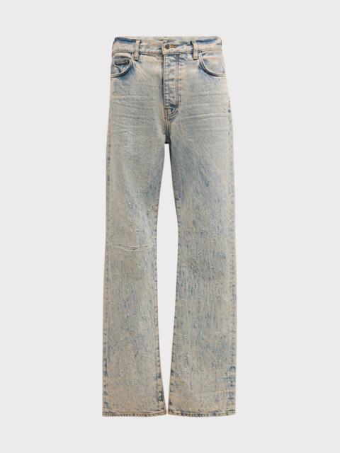 Men's Shotgun Straight-Leg Distressed Jeans