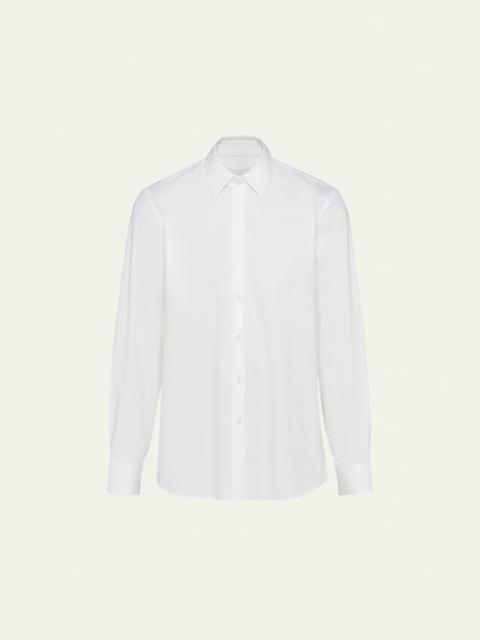 Prada Men's Classic Stretch Poplin Sport Shirt