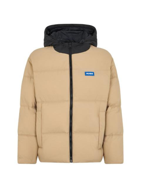 BOSS hooded padded jacket