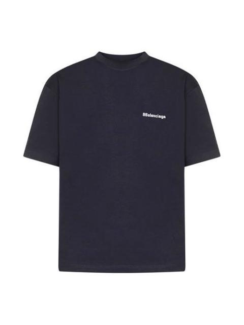BALENCIAGA Balenciaga BB Corporate T-shirt Medium Fit 'Navy' 612966TJV873967