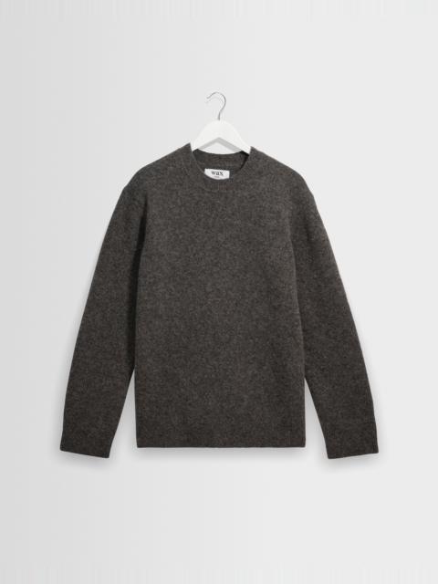 Wax London Wilde - Charcoal Fluffy Wool Crewneck