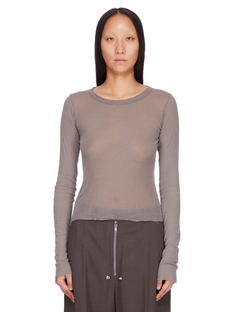 Rick Owens CROPPED RIB LS T