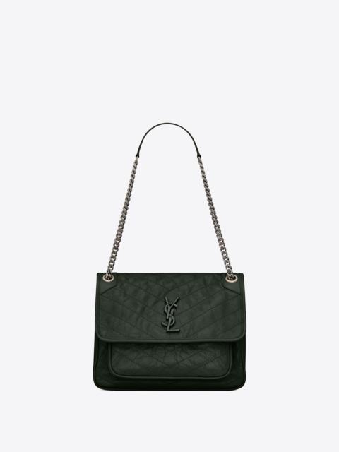 SAINT LAURENT niki 매체 에 crinkled 빈티지 가죽