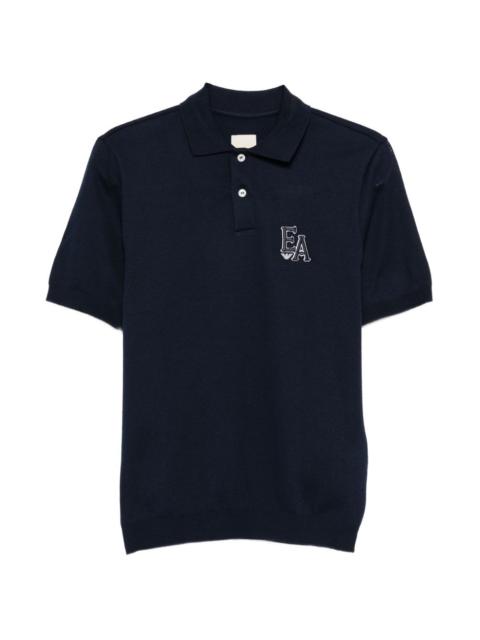 EMPORIO ARMANI logo-appliqué polo shirt