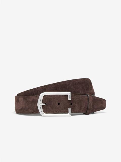 CORNELIANI Brown suede belt