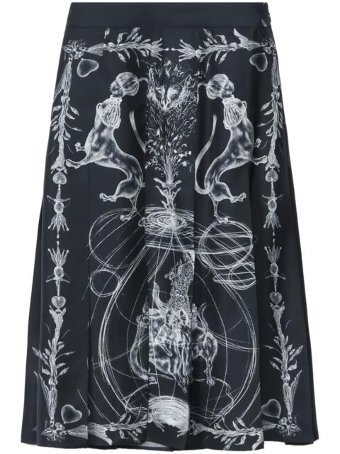 FABIANA FILIPPI printed silk skirt