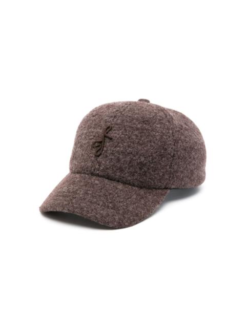 RUSLAN BAGINSKIY logo-embroidered felted cap