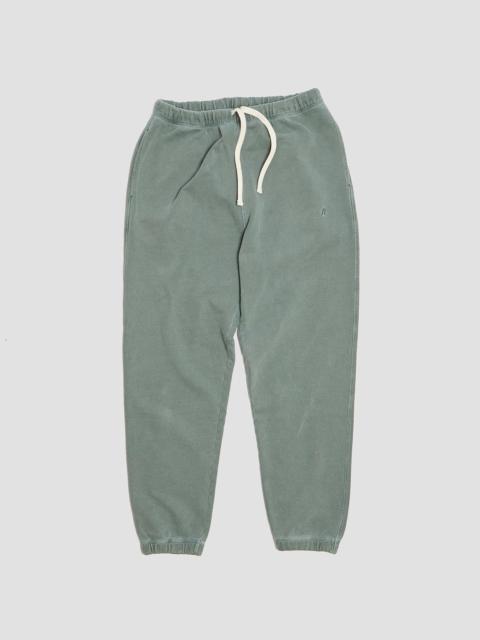 Nigel Cabourn Embroidered Arrow Sweat Pant in Sports Green