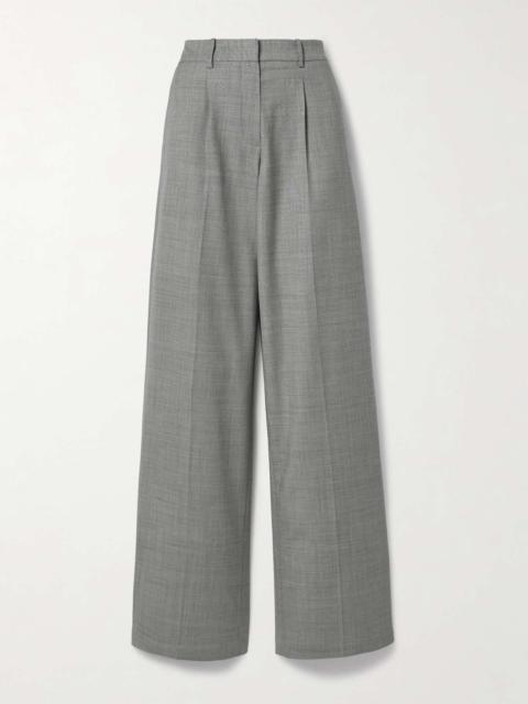 MAGDA BUTRYM Pleated wool-blend pants