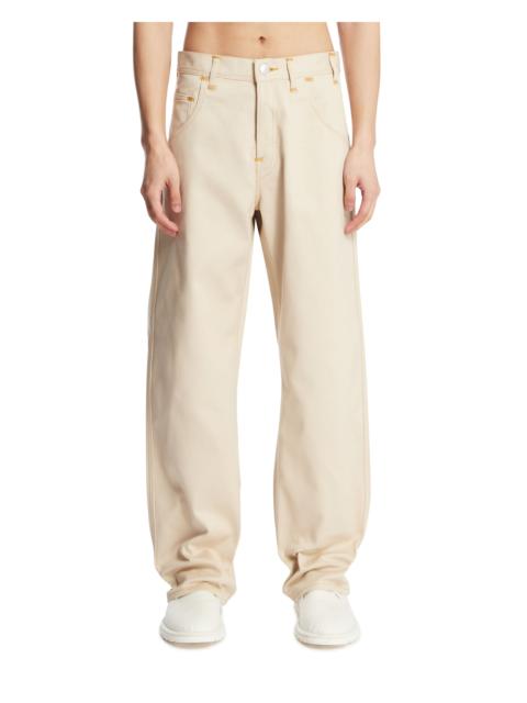 Junya Watanabe MAN Beige Cotton Jeans
