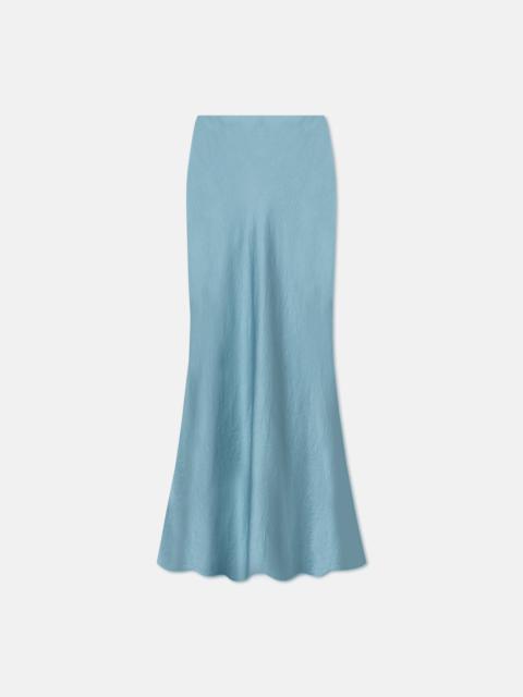 Nanushka Crinkled-Satin Midi Skirt