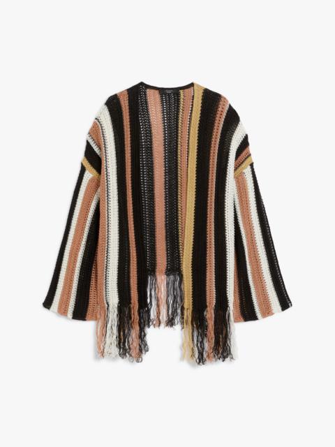 WEEKEND Max Mara EPSILON Crochet linen cardigan