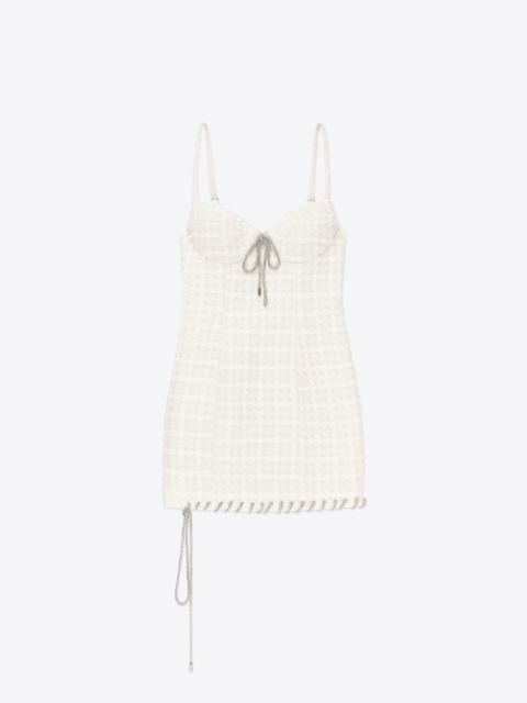 AREA TWEED LADY MINI DRESS