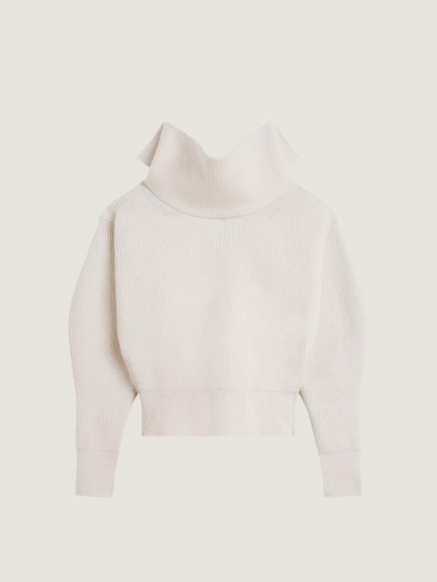 Givenchy SLASHED SWEATER IN WOOL AND CASHMERE