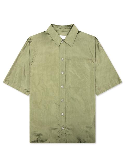 Jil Sander SILK AND NYLON SHIRT - GRASSHOPPER