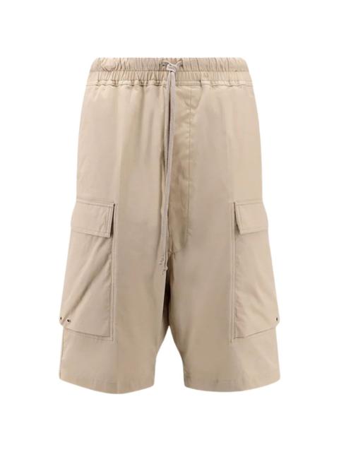 Rick Owens cargo-pockets drawstring-waistband shorts