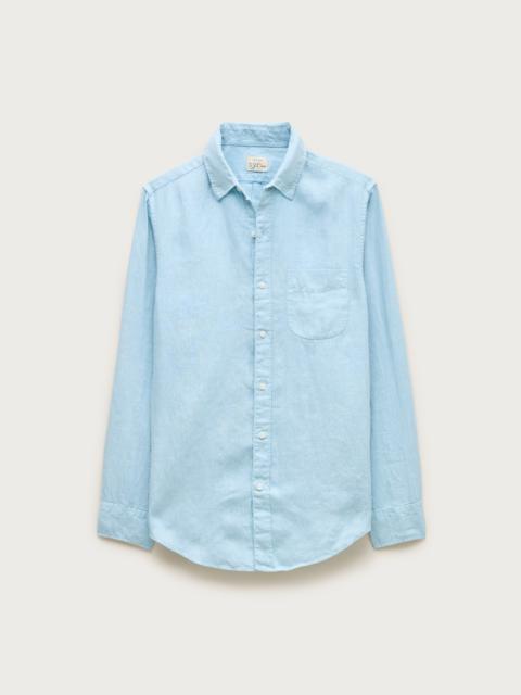 J.CREW Washed linen shirt with point collar